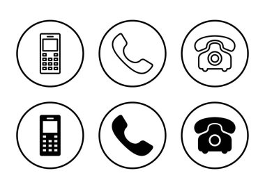 Telefon simgesi vektörü beyaz arkaplanda izole edildi. Telefon vektör simgesi. Cep telefonu. Telefon ikonu. Cep telefonu
