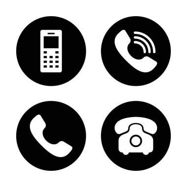 Telefon simgesi vektörü beyaz arkaplanda izole edildi. Telefon vektör simgesi. Cep telefonu. Telefon ikonu. Cep telefonu