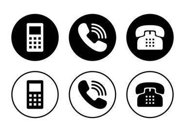 Telefon simgesi vektörü beyaz arkaplanda izole edildi. Telefon vektör simgesi. Cep telefonu. Telefon ikonu. Cep telefonu