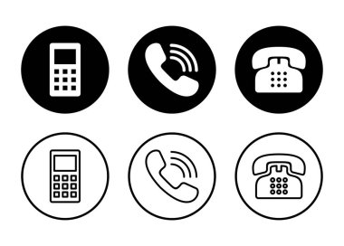 Telefon simgesi vektörü beyaz arkaplanda izole edildi. Telefon vektör simgesi. Cep telefonu. Telefon ikonu. Cep telefonu