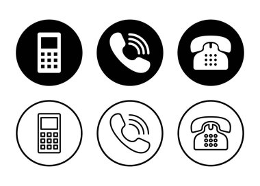 Telefon simgesi vektörü beyaz arkaplanda izole edildi. Telefon vektör simgesi. Cep telefonu. Telefon ikonu. Cep telefonu