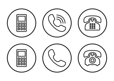 Telefon simgesi vektörü beyaz arkaplanda izole edildi. Telefon vektör simgesi. Cep telefonu. Telefon ikonu. Cep telefonu