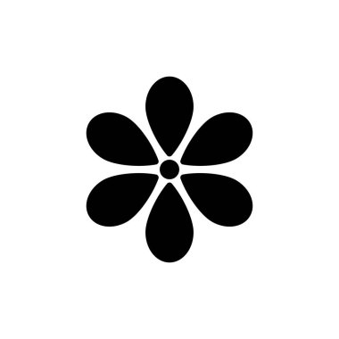 Beyaz arkaplanda çiçek simgesi izole edildi. çiçek vektörü. çiçek sembolleri