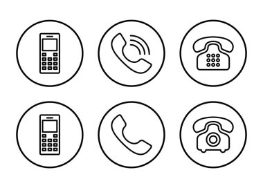 Telefon simgesi vektörü beyaz arkaplanda izole edildi. Telefon vektör simgesi. Cep telefonu. Telefon ikonu. Cep telefonu