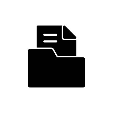 Dizin Simgesi beyaz arkaplanda izole edildi. Dizin ve belge Simgesi. simge arşivi