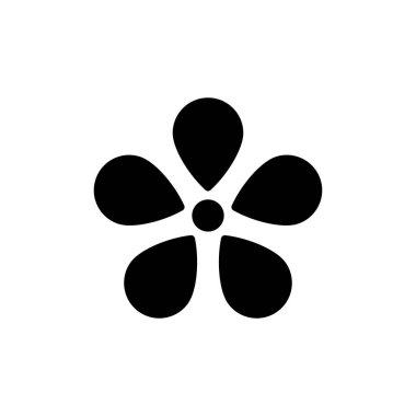 Beyaz arkaplanda çiçek simgesi izole edildi. çiçek vektörü. çiçek sembolleri