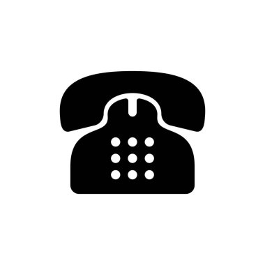 Telefon simgesi beyaz arkaplanda izole edildi. Telefon simgesi vektörü. Simge vektörünü ara.