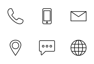 Beyaz arkaplanda izole edilmiş ikon vektörüyle bağlantı kurun. Kartvizit iletişim bilgisi simgesi. Web simgesi vektörü. 