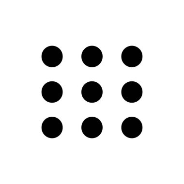 Menü Simgesi beyaz arkaplanda izole edildi. Web menü simgesi