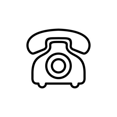 Telefon simgesi vektörü beyaz arkaplanda izole edildi. Telefon simgesi vektörü. Simge vektörünü ara.