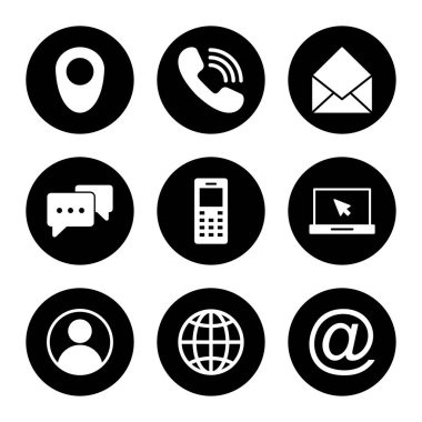 Beyaz arkaplanda izole edilmiş ikon vektörüyle bağlantı kurun. Kartvizit iletişim bilgisi simgesi. Web simgesi vektörü. 