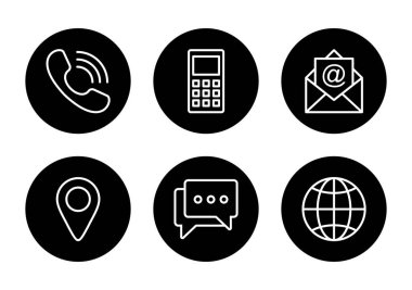 Beyaz arkaplanda izole edilmiş ikon vektörüyle bağlantı kurun. Kartvizit iletişim bilgisi simgesi. Web simgesi vektörü. 