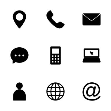 Beyaz arkaplanda izole edilmiş ikon vektörüyle bağlantı kurun. Kartvizit iletişim bilgisi simgesi. Web simgesi vektörü. 