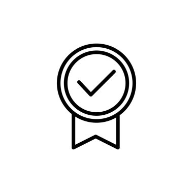 Beyaz arkaplanda izole edilmiş simge vektörüne ulaş. Ödül vektör ikonu. Madalya Vektör ikonu. - Başarı. damga