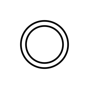 Rozet simgesi vektörü beyaz arkaplanda izole edildi. Ödül ikonu. Başarmak. Damga