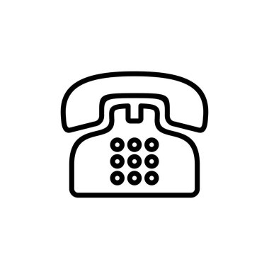 Telefon simgesi vektörü beyaz arkaplanda izole edildi. Telefon simgesi vektörü. Simge vektörünü ara.