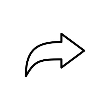 Beyaz arkaplanda izole edilmiş simge vektörünü paylaş. Vektör simgesini paylaş