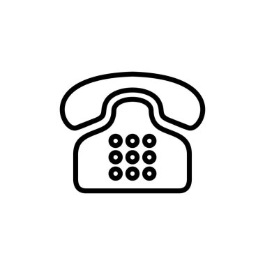 Telefon simgesi vektörü beyaz arkaplanda izole edildi. Telefon simgesi vektörü. Simge vektörünü ara.