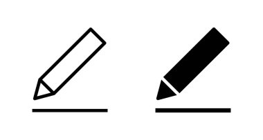 Beyaz arkaplanda izole edilmiş simge vektörünü düzenle. Kalem simgesi. Simge vektörünü kaydet. Metni düzenle