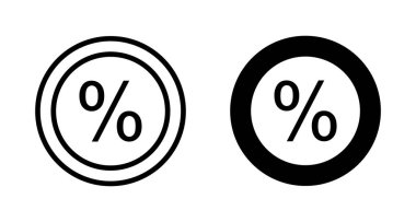 İndirim simgesi vektörü beyaz arkaplanda izole edildi. İndirim etiketi simgesi. 