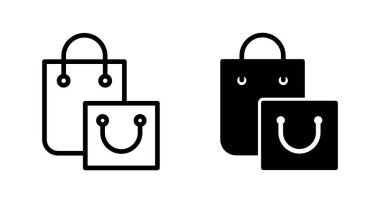 Alışveriş poşeti ikon vektörü beyaz arkaplanda izole edildi. Alışveriş poşeti vektör simgesi. Sepet simgesi