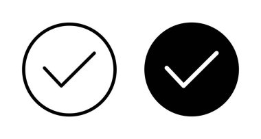 Beyaz arkaplanda izole edilmiş simge vektörü. Onaylı Madalya Simgesi vektörü. işaretle