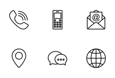 Beyaz arkaplanda izole edilmiş ikon vektörüyle bağlantı kurun. Kartvizit iletişim bilgisi simgesi. Web simgesi vektörü. 