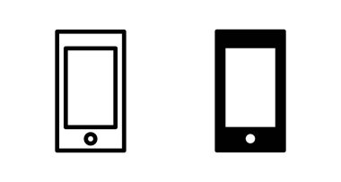 Telefon simgesi vektörü beyaz arkaplanda izole edildi. Telefon vektör simgesi. Cep telefonu. Telefon ikonu. Cep telefonu