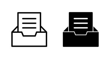 Dizin simgesi vektörünü beyaz arkaplanda izole et. klasörler vektör simgesi. Depolama simgesini arşivle.