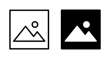 Resim simgesi vektörü beyaz arkaplanda izole edildi. Resim vektör simgesi. fotoğraf galerisi simgesi vektörü