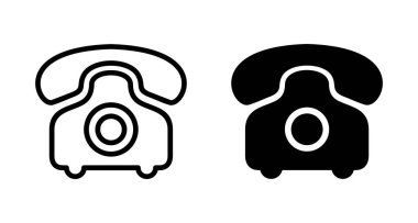 Telefon simgesi vektörü beyaz arkaplanda izole edildi. Telefon simgesi vektörü. Simge vektörünü ara.