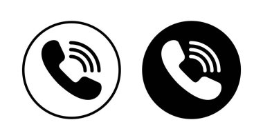 Beyaz arkaplanda ikon vektörü izole edildi. Telefon simgesi vektörü. Cep telefonu. telefon simgesi