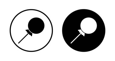 Şeker ikonu vektörü beyaz arkaplanda izole edildi. Şeker vektörü simgesi