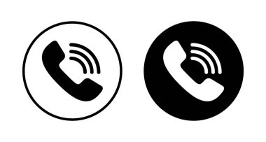 Beyaz arkaplanda ikon vektörü izole edildi. Telefon simgesi vektörü. Cep telefonu. telefon simgesi