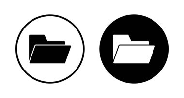 Dizin Simgesi vektörü beyaz arkaplanda izole edildi. Dizin ve belge Simgesi. simge arşivi