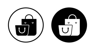 Alışveriş poşeti ikon vektörü beyaz arkaplanda izole edildi. Alışveriş poşeti vektör simgesi. Sepet simgesi