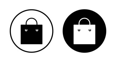 Alışveriş poşeti ikon vektörü beyaz arkaplanda izole edildi. Alışveriş poşeti vektör simgesi. Sepet simgesi