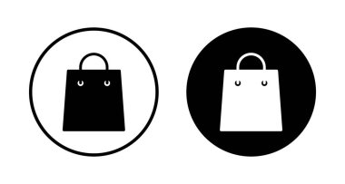Alışveriş poşeti ikon vektörü beyaz arkaplanda izole edildi. Alışveriş poşeti vektör simgesi. Sepet simgesi