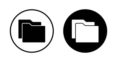 Dizin Simgesi vektörü beyaz arkaplanda izole edildi. Dizin ve belge Simgesi. simge arşivi