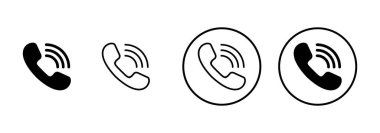 Beyaz arkaplanda ikon vektörü izole edildi. Telefon simgesi vektörü. Cep telefonu. telefon simgesi