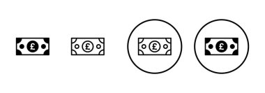 Para simgesi vektörü beyaz arkaplanda izole edildi. Para vektör simgesi. Dolar simgesi
