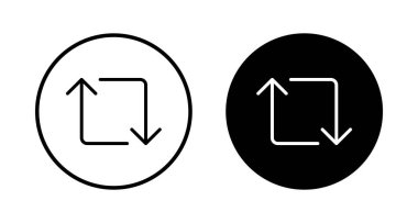 Beyaz arkaplanda izole edilmiş simge vektörünü paylaş. Vektör simgesini paylaş