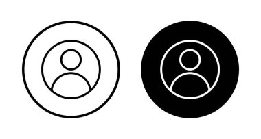 Kullanıcı Simgesi vektörü beyaz arkaplanda izole edildi. İnsan imzası. insanlar simgesi. 