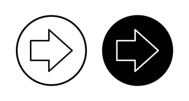 Ok simgesi vektörü beyaz arkaplanda izole edildi. Ok sembolü. Ok vektör simgesi