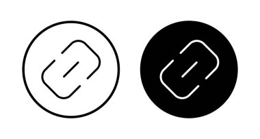 Dış bağlantı sembolü ikon vektörü. Bağlantı simgesi beyaz arkaplanda izole edildi. Bağlantı vektör simgesi. Hiper bağlantı zinciri sembolü