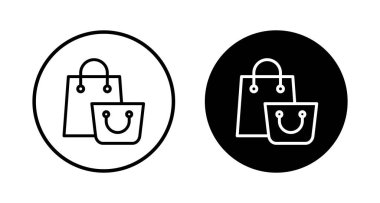 Alışveriş poşeti ikon vektörü beyaz arkaplanda izole edildi. Alışveriş poşeti vektör simgesi. Sepet simgesi