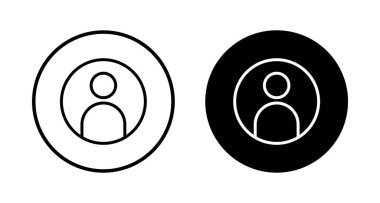 Kullanıcı Simgesi vektörü beyaz arkaplanda izole edildi. İnsan imzası. insanlar simgesi. 