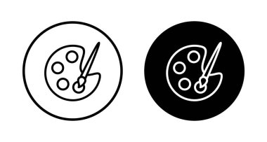 Beyaz arkaplanda izole edilmiş resim simgesi vektörü. Fırça vektör simgesini boya. Boya silindiri simgesi