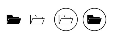 Dizin Simgesi vektörü beyaz arkaplanda izole edildi. Dizin ve belge Simgesi. simge arşivi