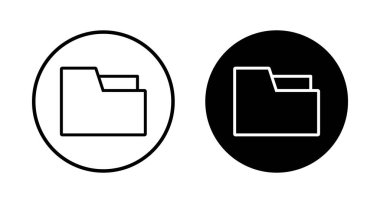 Dizin Simgesi vektörü beyaz arkaplanda izole edildi. Dizin ve belge Simgesi. simge arşivi